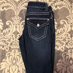 Paisley Sky skinny leg jeans